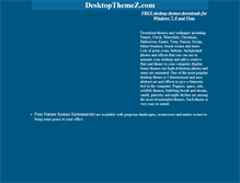 Tablet Screenshot of desktopthemez.com